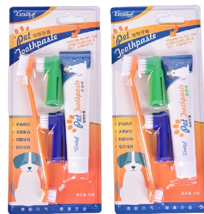 Yingte Pet Tooth Brush and Toothpaste