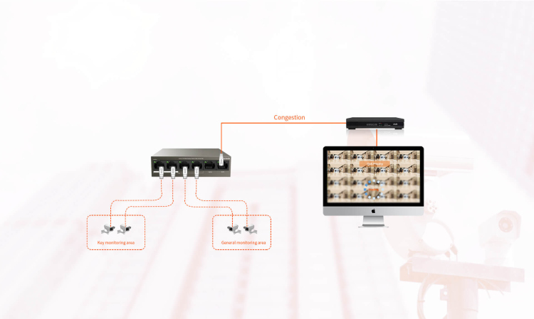 TANDA TEF1106P-4-63W SWITCH WITH 4-PORT POE