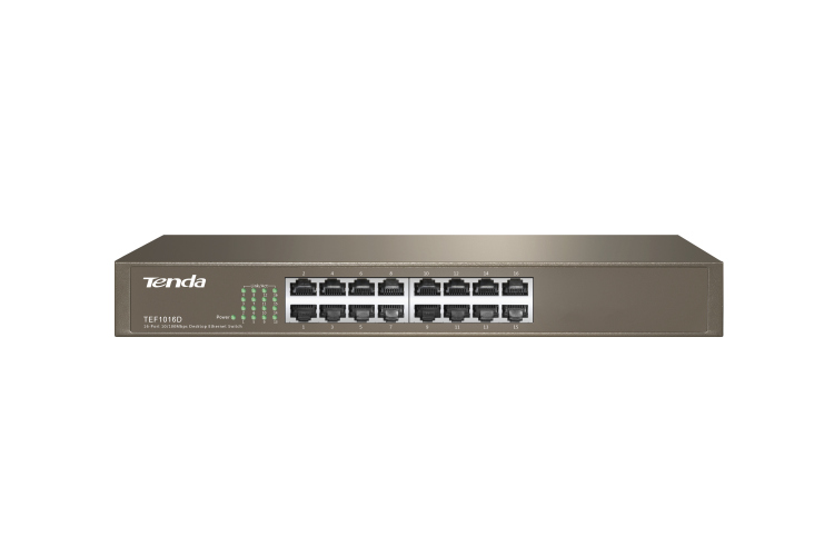 TANDA TEF1016D 16-PORT FAST ETHERNET SWITCH