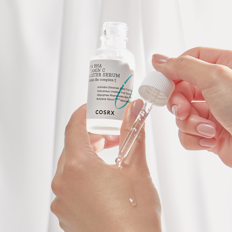 سيروم فيتامين سي و احماض الفواكه cosrx AHA/BHA  Vitamin C Booster Serum