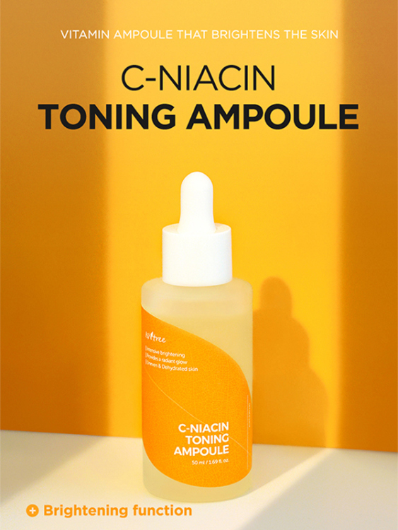 سيروم النايسنمايد و الفيتامين سي Isntree - c-niacin toning ampoule