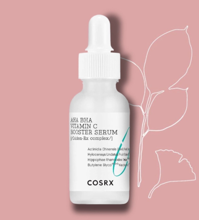 سيروم فيتامين سي و احماض الفواكه cosrx AHA/BHA  Vitamin C Booster Serum