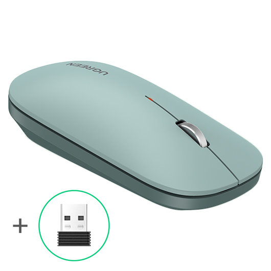 UGREEN PORTABLE WIRELESS MOUSE (GREEN
MU001 90374