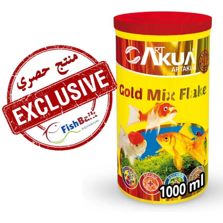 طعام رقائق  الذهب للأسماك 