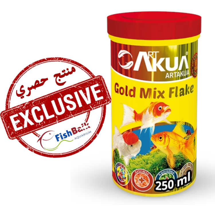 طعام رقائق  الذهب للأسماك 