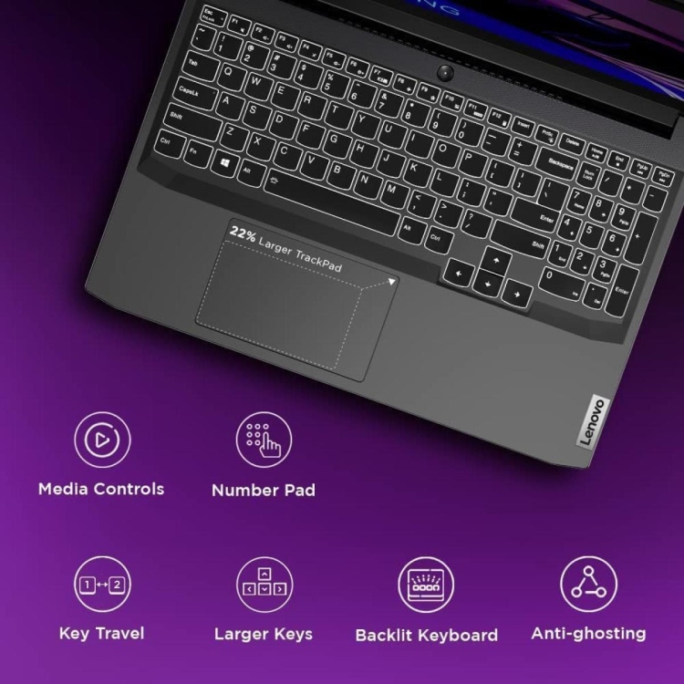 LENOVO LOQ AMD RYZEN 7 7435HS 16GB RAM - 512GB SSD M.2 - NVIDIA RTX™ 4060 8GB - 15.6" FHD 144HZ- WINDOWS 11 HOME 64