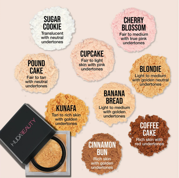 Huda Beauty, Easy Bake Loose Baking & Setting Powder 