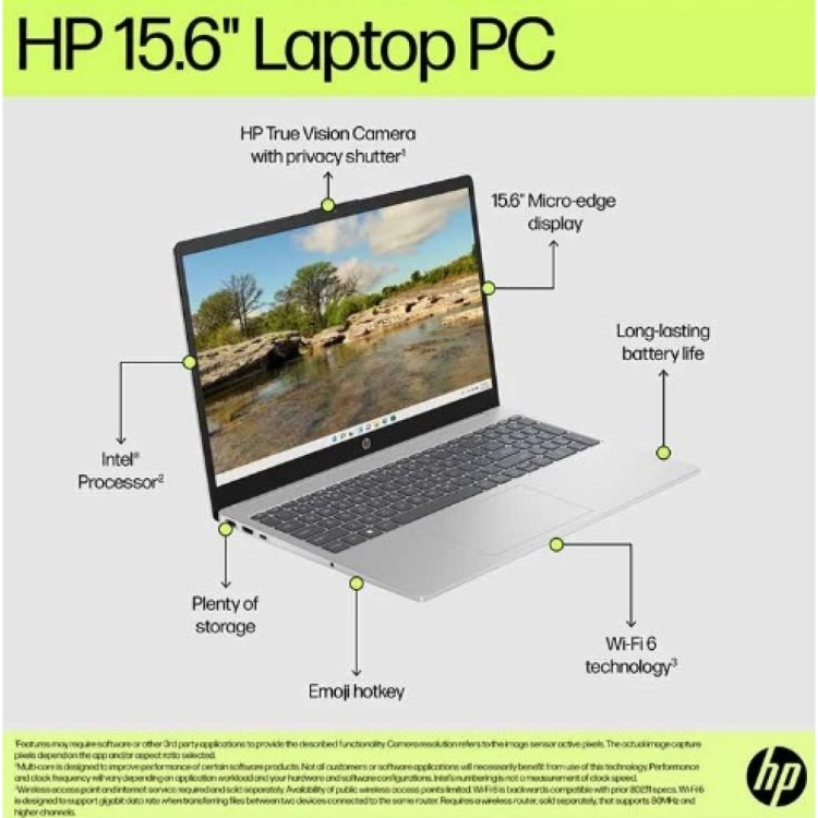 HP 15-FD0149NE 13TH CORE  I5-1334U 8GB RAM-512GB SSD - 15.6" FHD IPS
