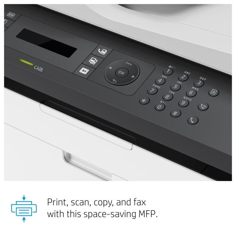 HP LASERJET MFP 137FNW Print, Copy, Scan, Fax, Duplex, Mono printing 1200 x 1200 DPI 21 ppm A4 Wi-Fi & Ethernet LAN 