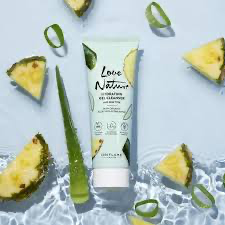 LOVE NATURE Hydrating Gel Cleanser with Organic Aloe Vera & Pineapple -   46070