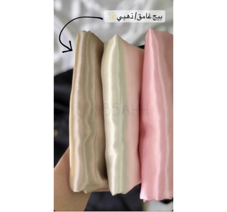 satin pillow case (1 pcs) - Gold
 غطاء وسادة ساتان (قطعة واحدة) - بيج غامق/ذهبي