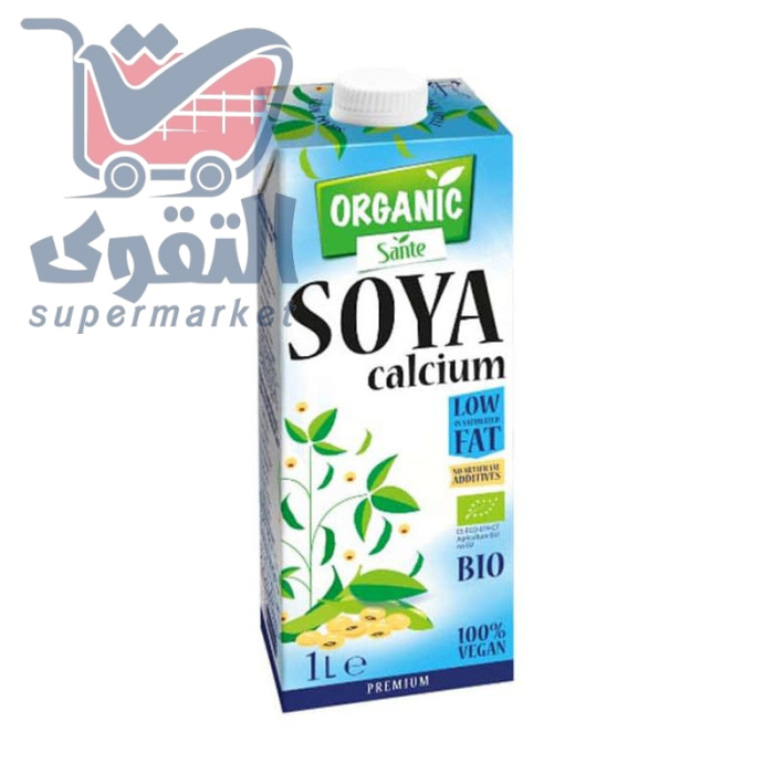 سانتي حليب صويا كالسيوم اورجانيك 1لتر