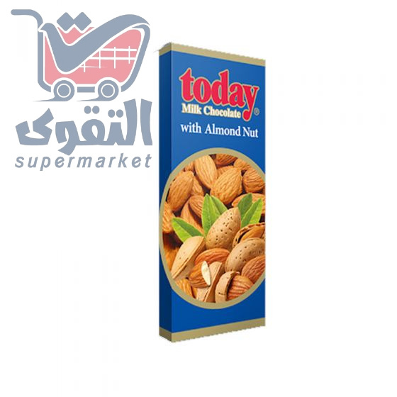 شوكولاتة تودي الواح باللوز  180غم