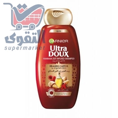 الترا دوكس شامبو حمام زيت بزيت اللوز والخروع 400مل