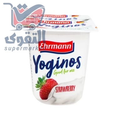 يوجينوس لبن بالفراولة 400غم