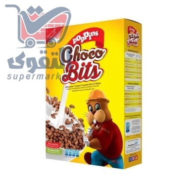 بوبينز شوكو بايتس ارز وذرة كورن فليكس 350غم