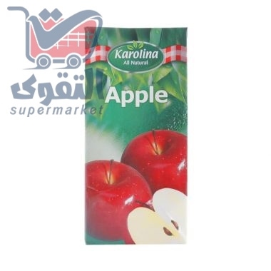 كارولينا شراب التفاح الطبيعي 1لتر