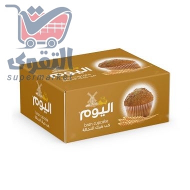 اليوم كب كيك النخالة 15غم*30حبة
