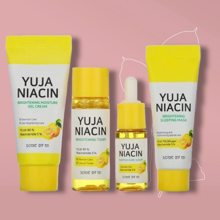 بكج التفتيح الكوري يوجا SOME BY MI - Brightening Starter Kit