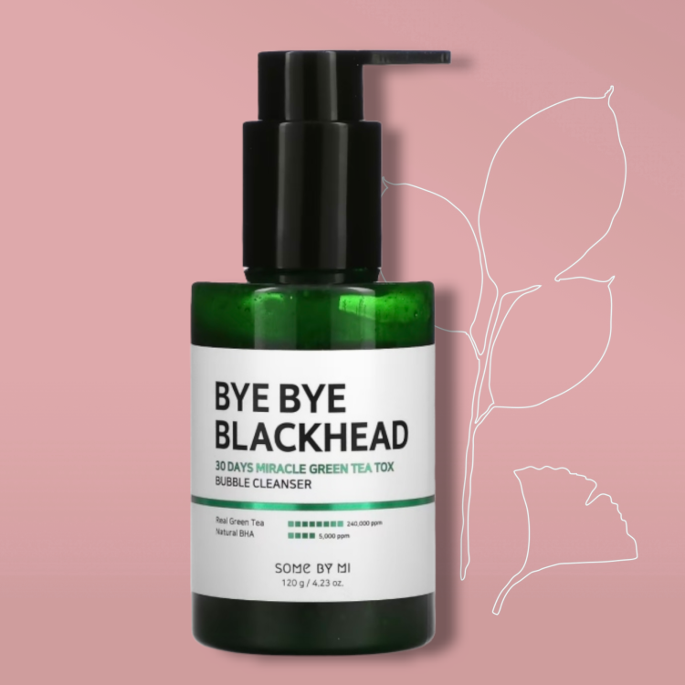 Some by mi Bye Bye Blackhead غسول وماسك الفقاعات وداعا لرؤوس السوداء
