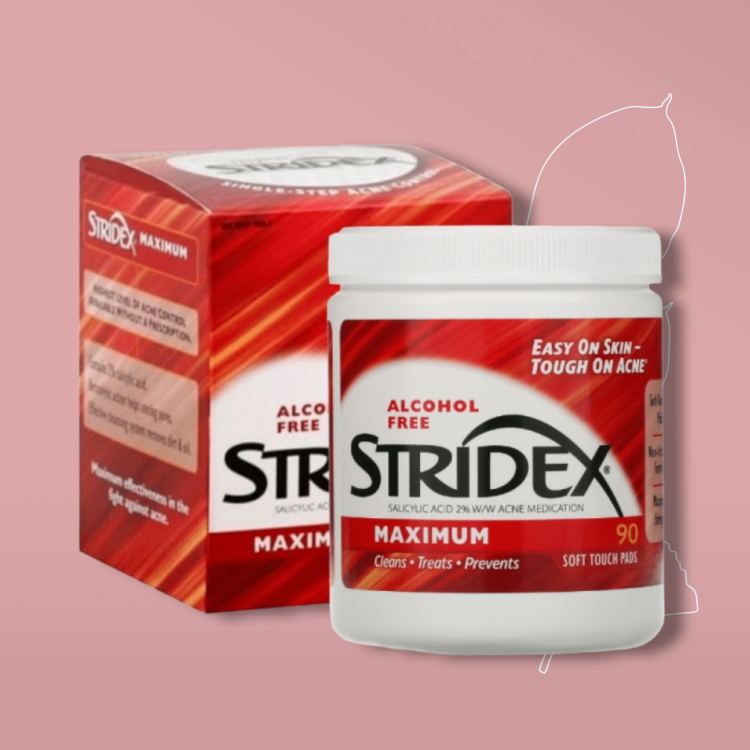 Stridex مسحات قطنيه لعلاج حب الشباب