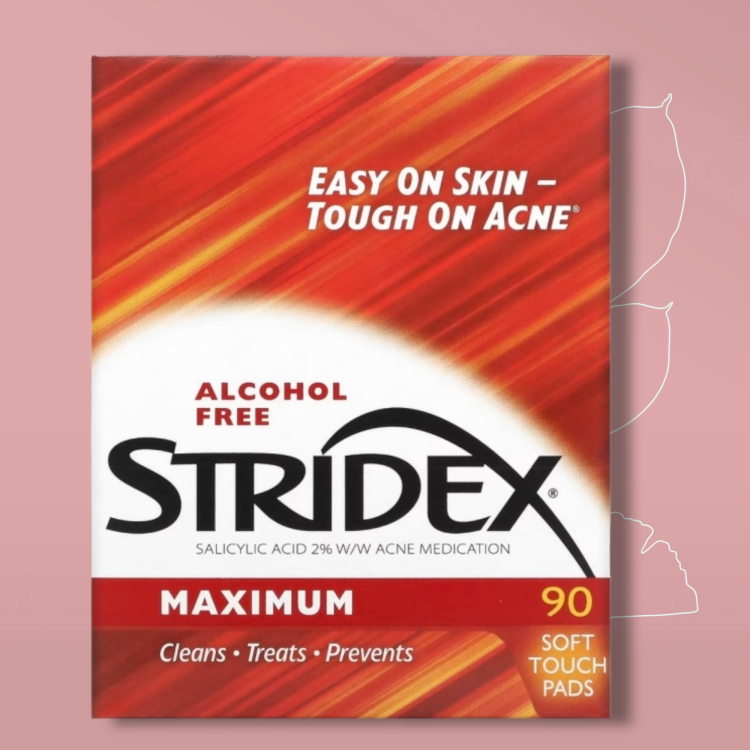 Stridex مسحات قطنيه لعلاج حب الشباب