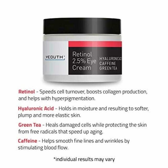 كريم الريتنول للعيون RETINOL EYE CREAM Yeouth 