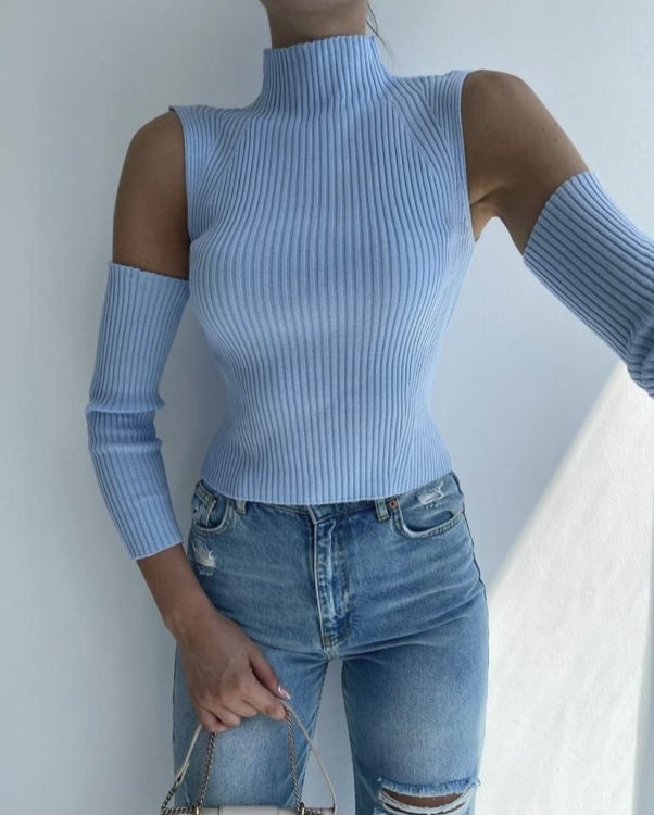 Knitted Trendy Blouse