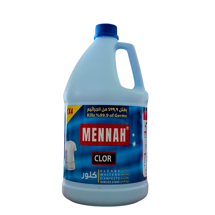  مينه كلور حجم توفيري 3.8L | مبيض ومعقم ®MENNAH