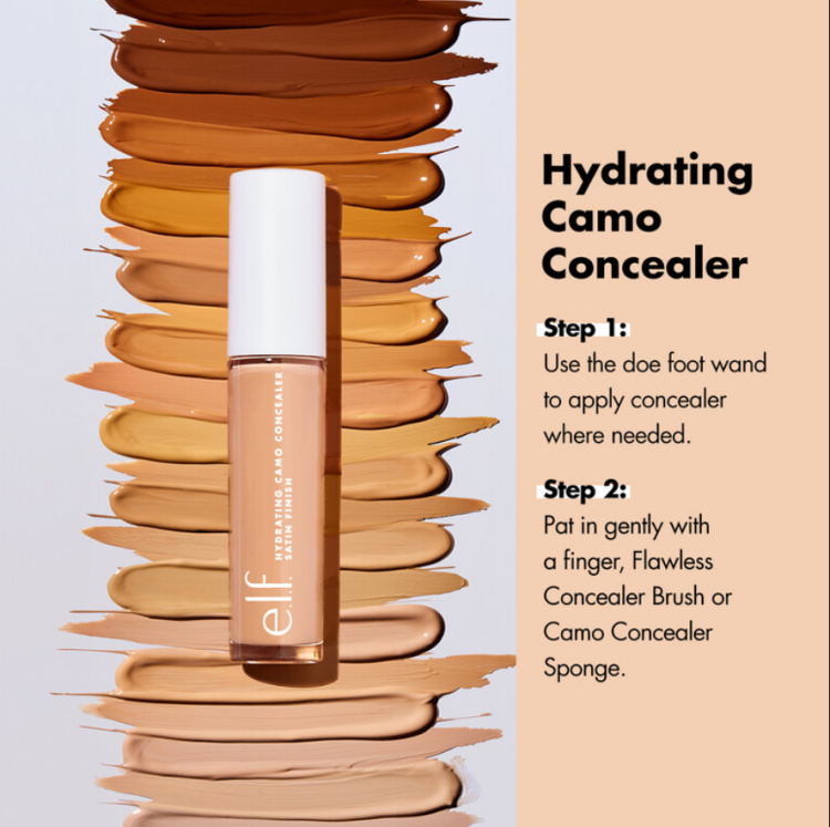 Elf, Hydrating Camo Concealer 6 ml ايلف، كونسيلر مرطب