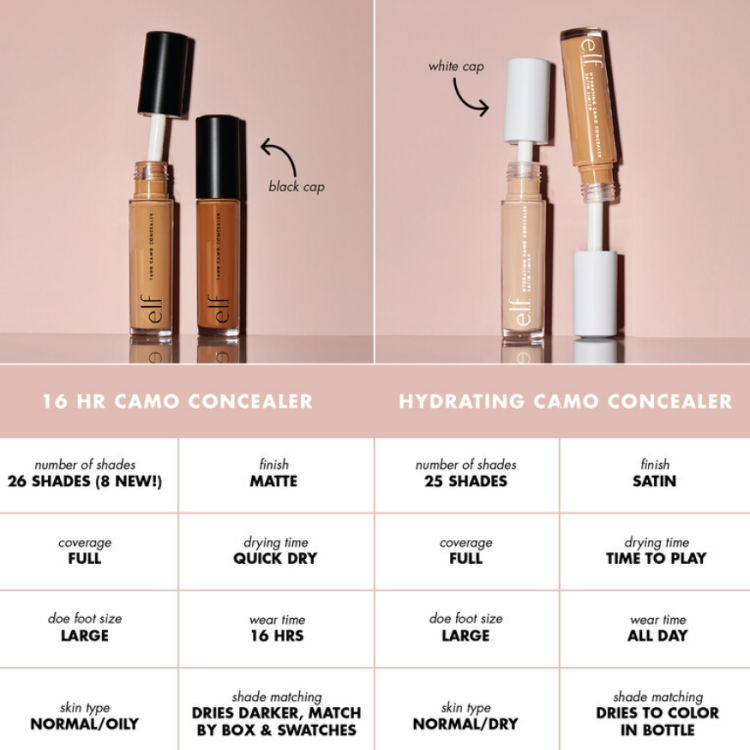 Elf, Hydrating Camo Concealer 6 ml ايلف، كونسيلر مرطب