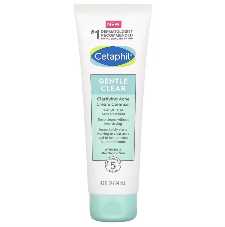 Cetaphil Gentle Clear Clarifying Acne Cream Cleanser