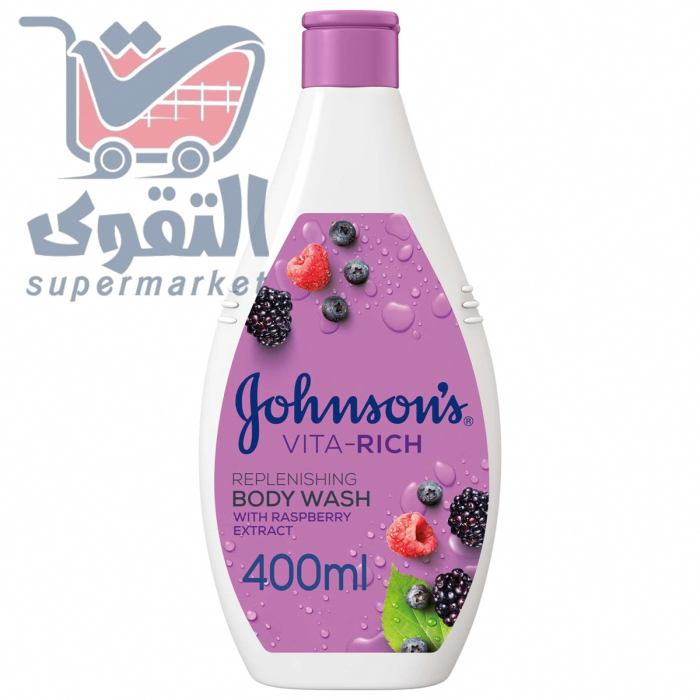 جونسون صابون سائل للاستحمام مع خلاصة التوت400مل