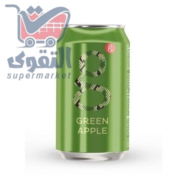 مشروب جي 300 مل بنكهه التفاح الاخضر