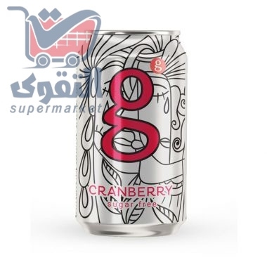 جي كرانبيري خالي من السكر 300مل