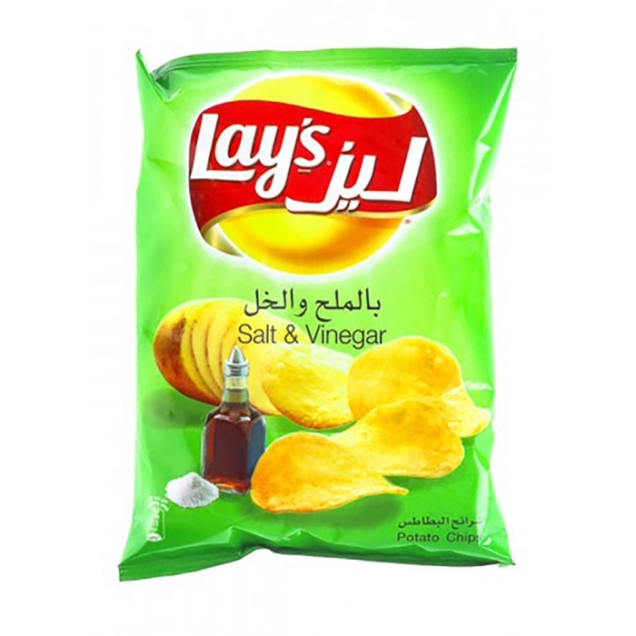 ليز شيبس بالملح و الخل 35غم
