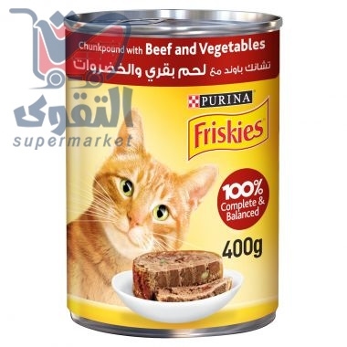 اكل قطط فريسكس 400غم