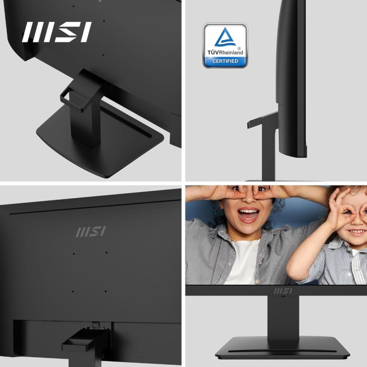 MSI PRO MP253 24.5" IPS 1920 X 1080 (FHD) 300 CD/M2 COMPUTER MONITOR, 100HZ, HDMI, DP -VGA W/ SPEAKER, 1MS, BLACK