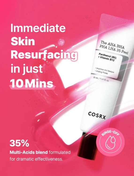 COSRX, The AHA BHA PHA LHA 35 Peel