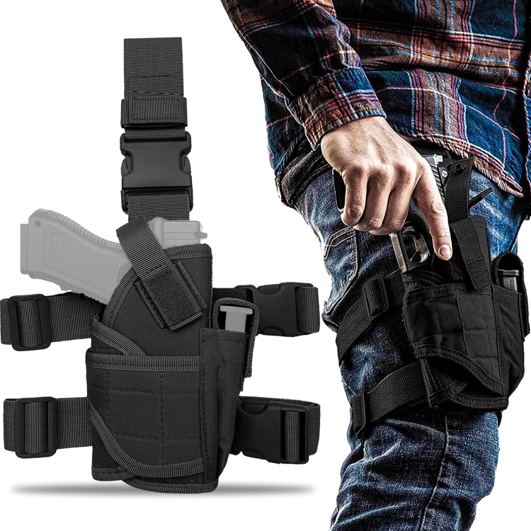 Tactical leg holster
