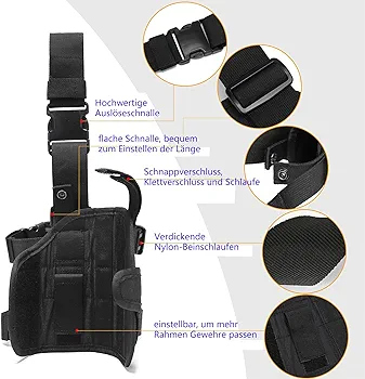 Tactical leg holster