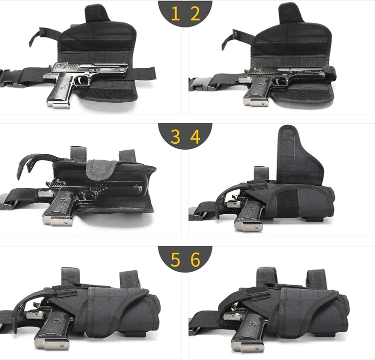 Tactical leg holster