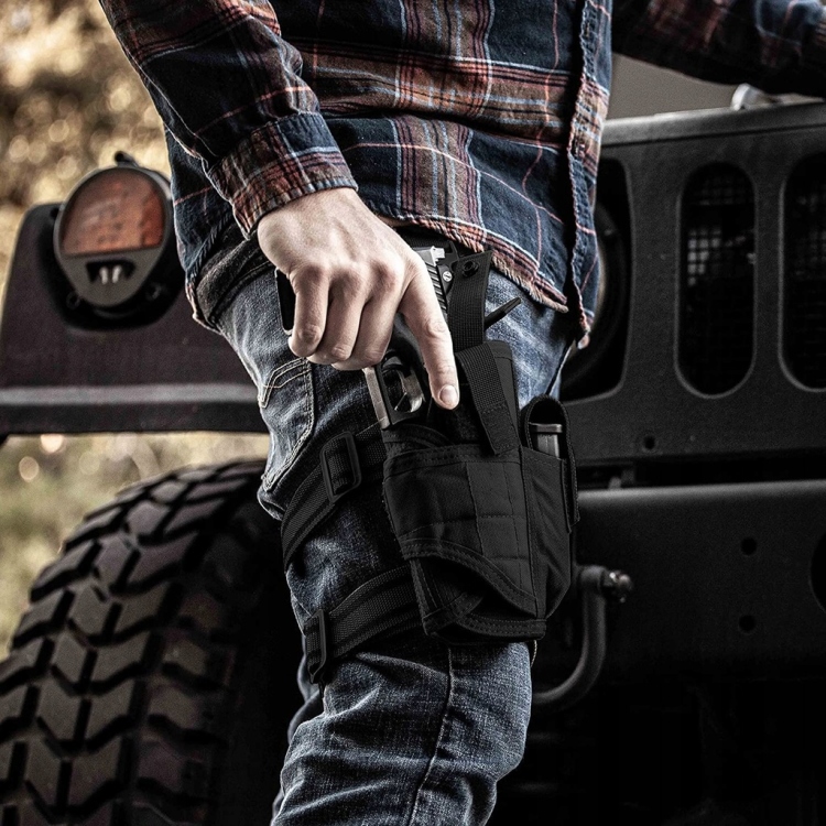 Tactical leg holster