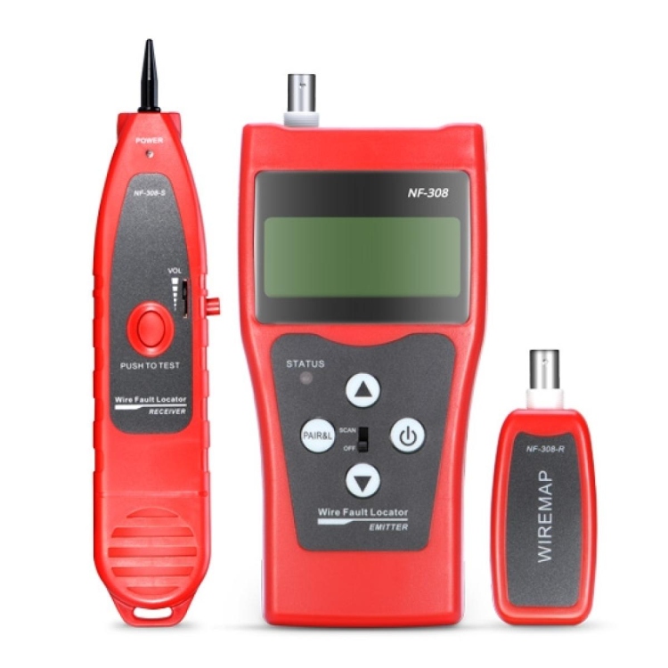 NF-308 LCD CABLE TESTER TRACING RJ11/RJ45 /BNC/USB CABLE