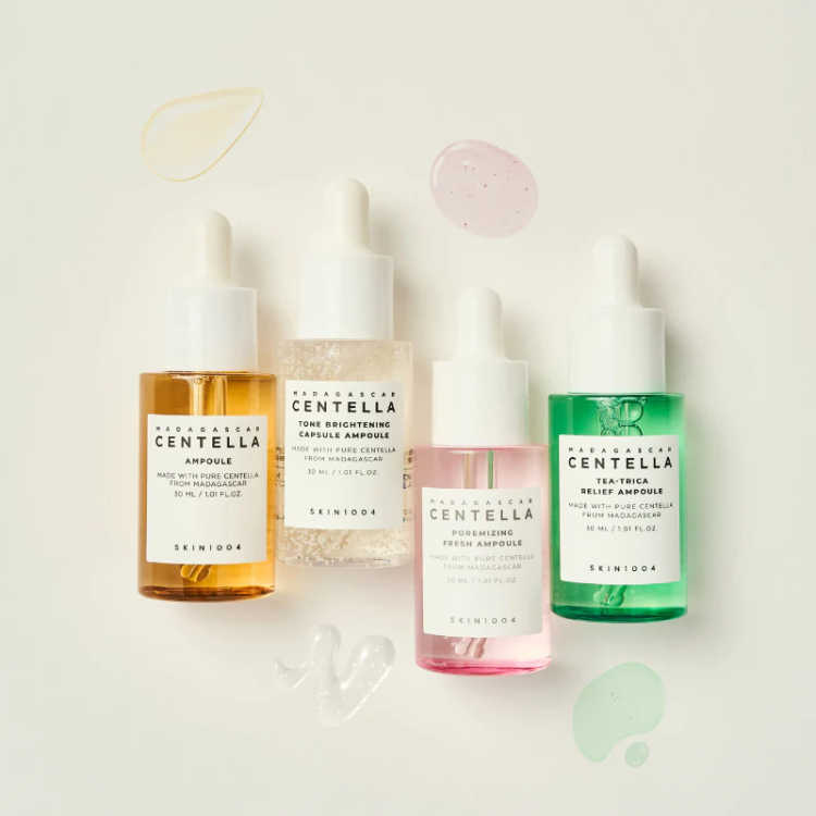 SKIN1004, Madagascar Centella Ampoule Kit (Mini Ampoule 4 Types)