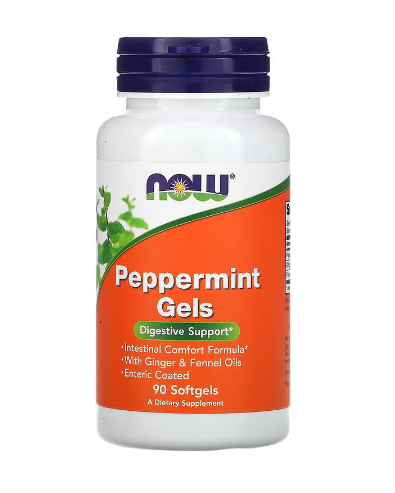 Now, Peppermint Gels Softgels ناو، حبوب النعناع