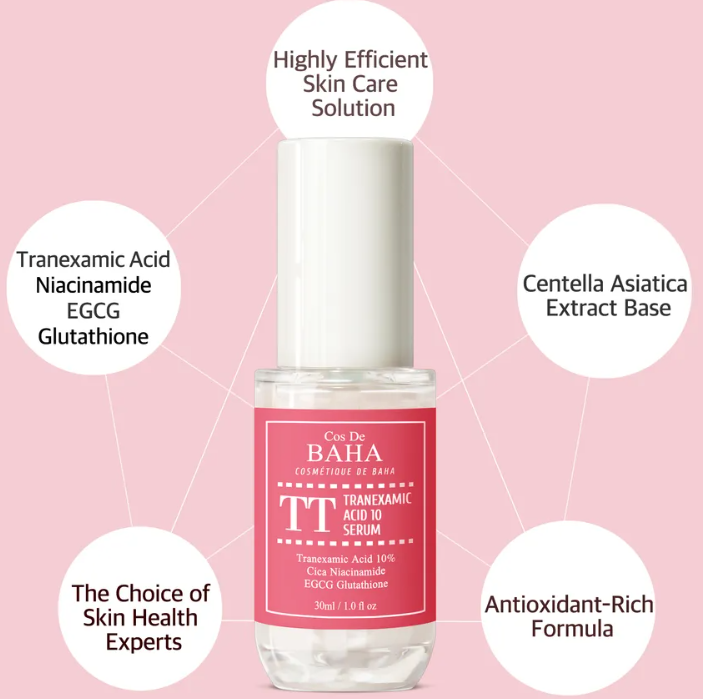 Cos De BAHA, TT Tranexamic Acid Facial Serum