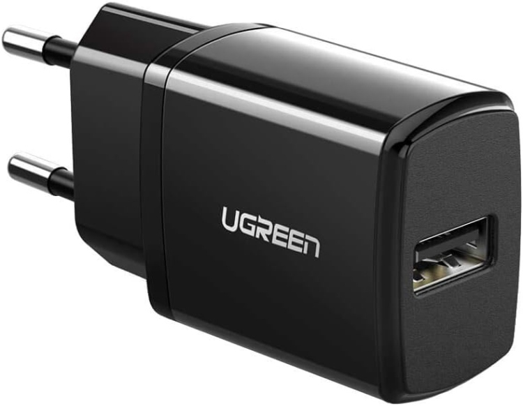 UGREEN USB WALL CHARGER (BLACK) 50459