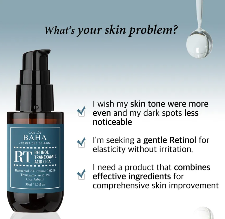 Cos De BAHA, RT Retinol Tranexamic Serum