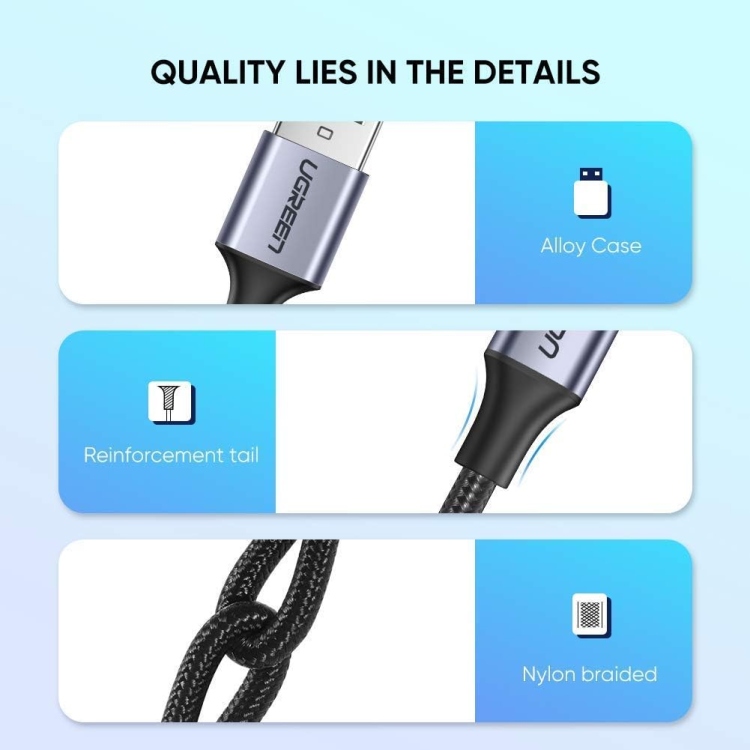 UGREEN US288 60127 USB-C MALE TO USB 2.0 A  MALE CABLE 1.5M